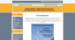 Desktop Screenshot of gegenwind-husarenhof.de